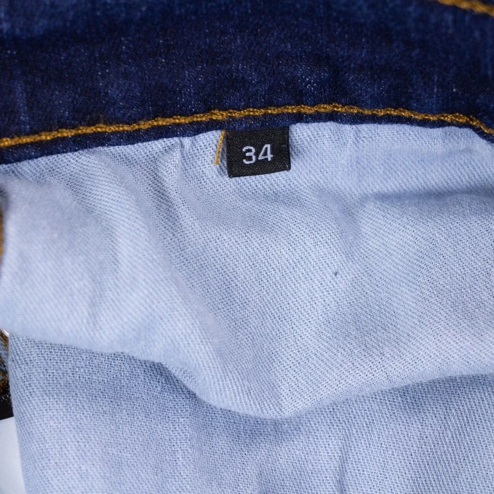 Origin‎ USA Mens 34x30 Dark Wash Denim Jeans Stretch Made in America